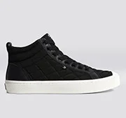 OCA High Quilt Black Premium Leather Sneaker Women - Image 9