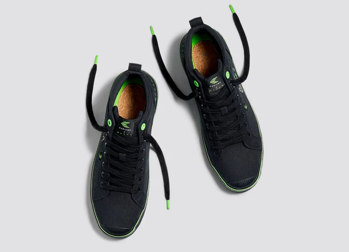 OCA High Razer All Black Canvas Sneaker Women - Image 7