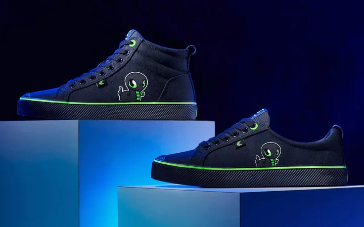 OCA High Razer All Black Canvas Sneaker Women - Image 10