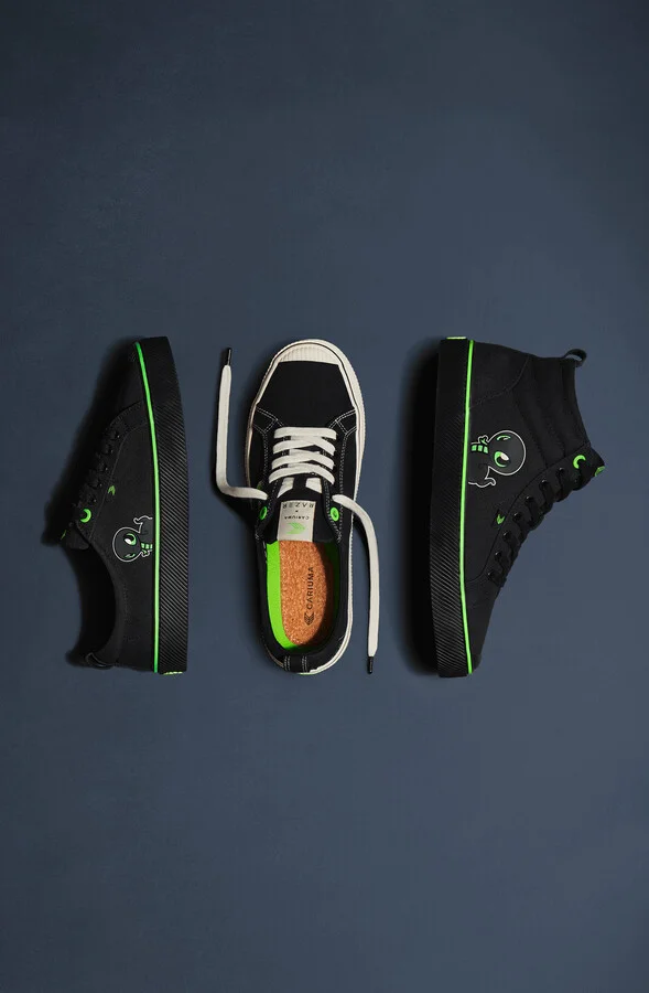OCA High Razer All Black Canvas Sneaker Women - Image 11