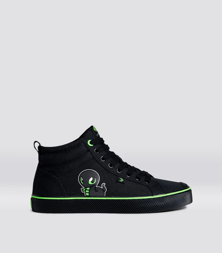 OCA High Razer All Black Canvas Sneaker Women