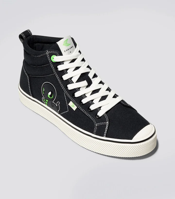 OCA High Razer Black Canvas Sneaker Women - Image 2