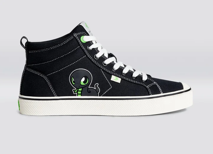 OCA High Razer Black Canvas Sneaker Women - Image 3