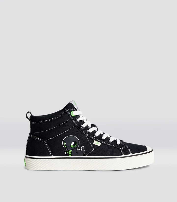 OCA High Razer Black Canvas Sneaker Women