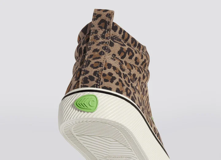 OCA High Stripe Leopard Print Suede Sneaker Men - Image 7