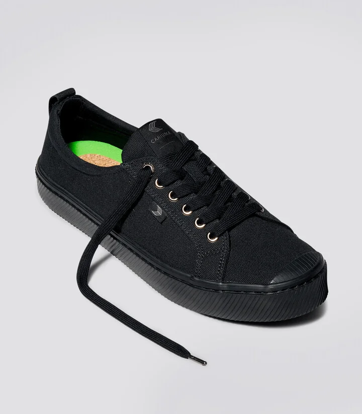 OCA Low All Black Canvas Sneaker Men - Image 2
