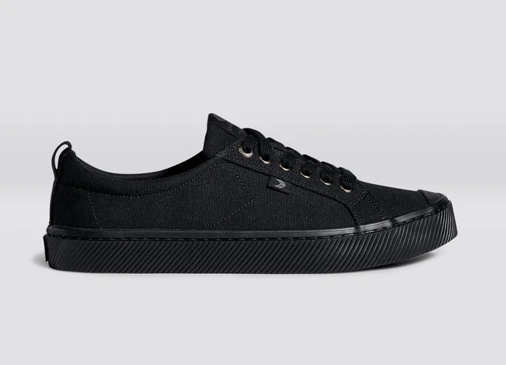 OCA Low All Black Canvas Sneaker Men - Image 3