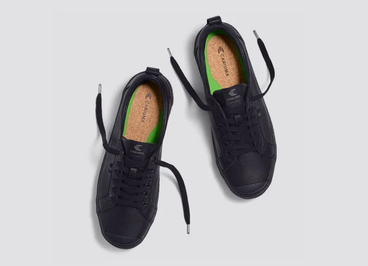 OCA Low All Black Premium Leather Sneaker Men - Image 6