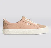 OCA Low Beige Premium Leather Nude Suede Sneaker Men - Image 10