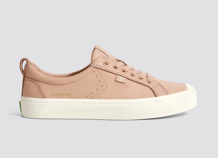 OCA Low Beige Premium Leather Sneaker Men - Image 3