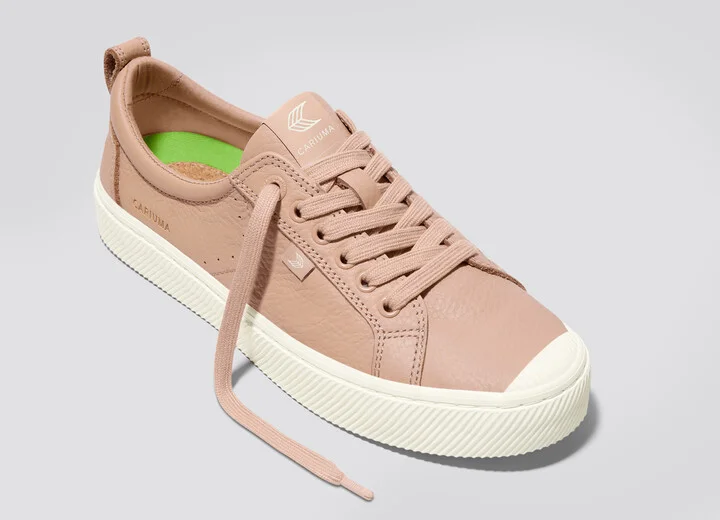 OCA Low Beige Premium Leather Sneaker Men - Image 4