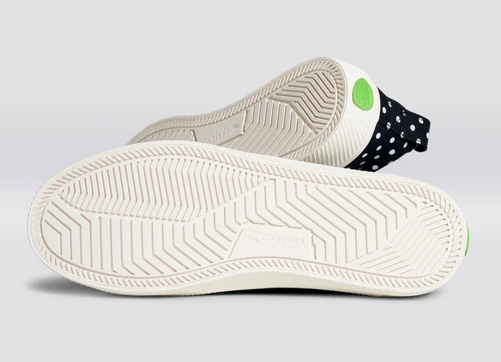OCA Low Black Canvas White Polka Dots Sneaker Men - Image 6