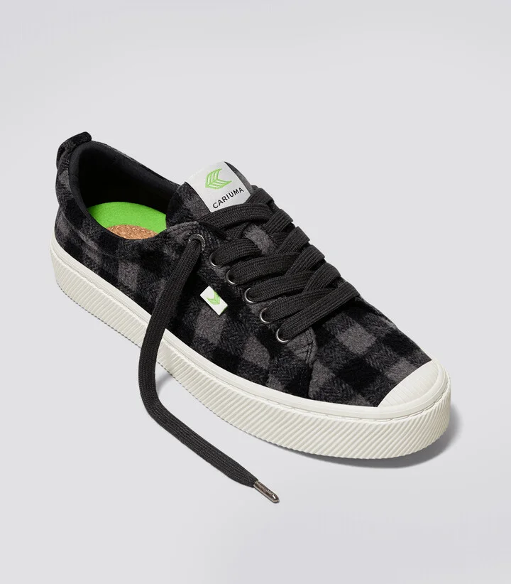 OCA Low Black Plaid Sneaker Men - Image 2