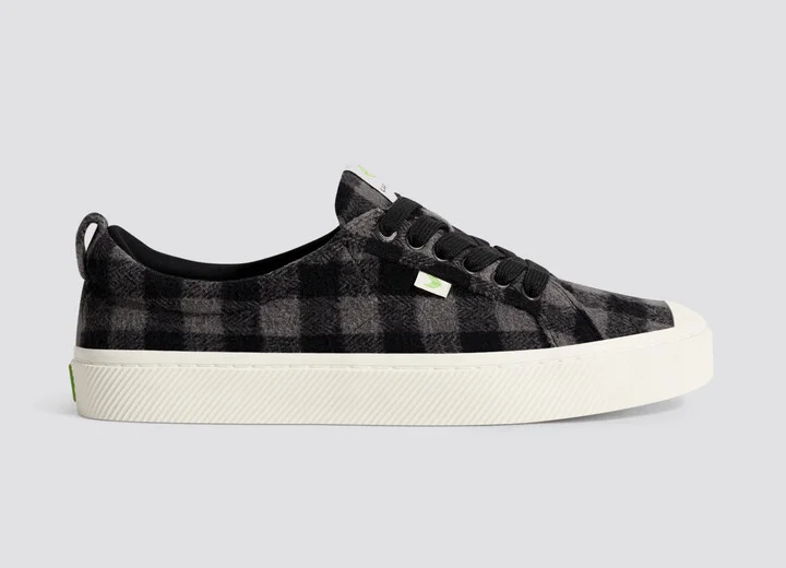 OCA Low Black Plaid Sneaker Men - Image 3