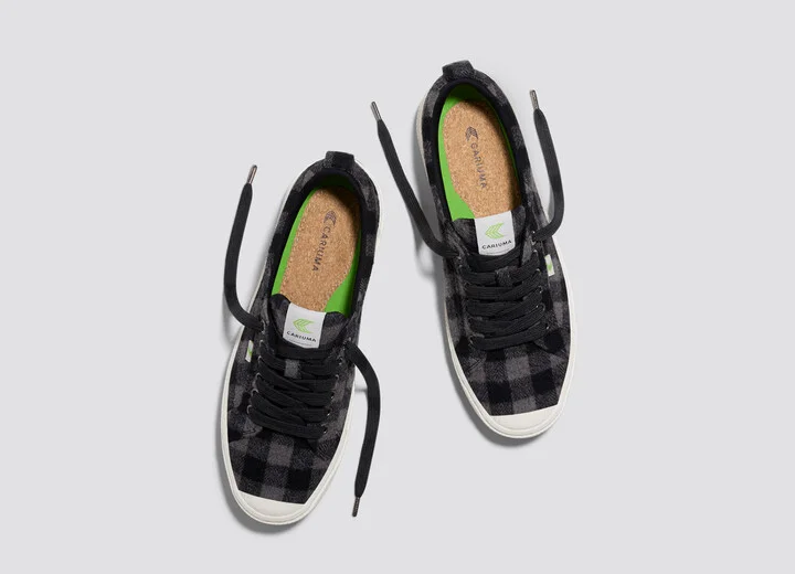 OCA Low Black Plaid Sneaker Men - Image 7