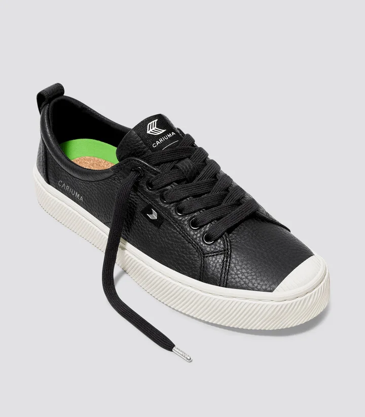 OCA Low Black Premium Leather Sneaker Men - Image 2