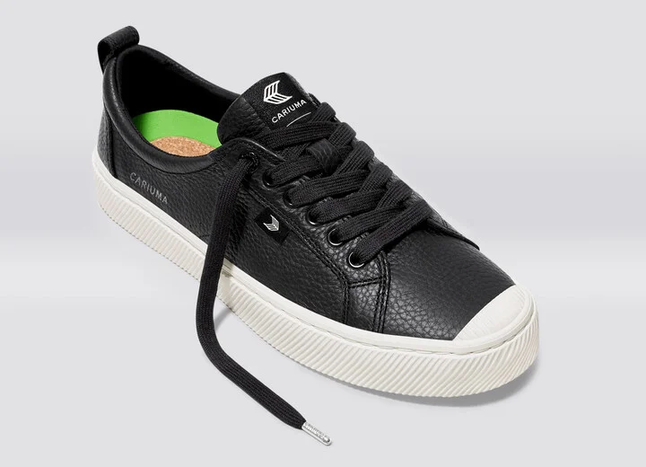 OCA Low Black Premium Leather Sneaker Men - Image 4