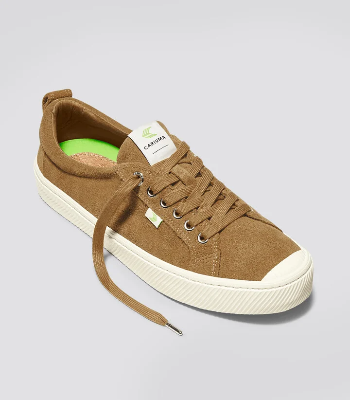 OCA Low Camel Suede Sneaker Men - Image 2