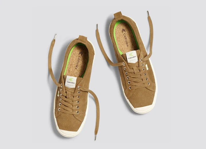 OCA Low Camel Suede Sneaker Men - Image 9