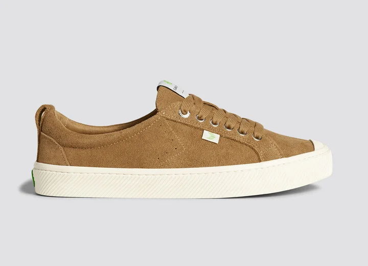 OCA Low Camel Suede Sneaker Women - Image 3