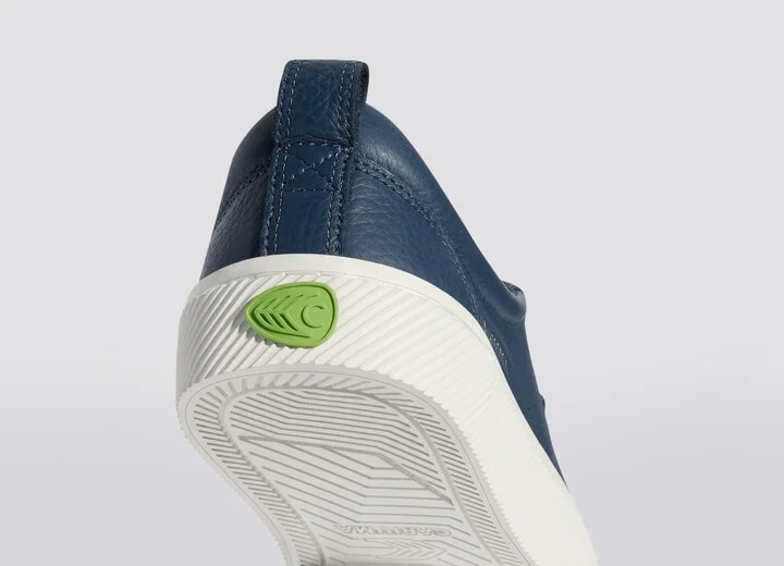 OCA Low Dark Denim Premium Leather Sneaker Men - Image 7