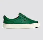 OCA Low Forest Green Premium Leather Sneaker Men - Image 3