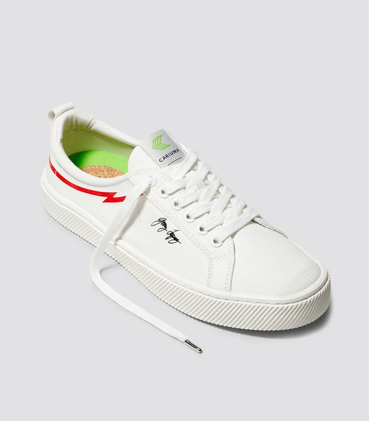 OCA Low Gerry Lopez Off-White Canvas Sneaker Men - Image 11