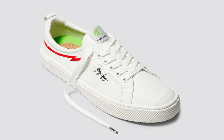 OCA Low Gerry Lopez Off-White Canvas Sneaker Women - Image 11