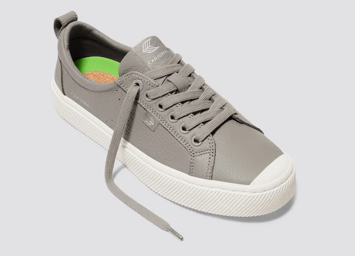 OCA Low Grey Premium Leather Sneaker Men - Image 4