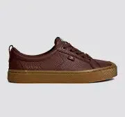 OCA Low Gum Coffee Brown Premium Leather Sneaker - Image 3