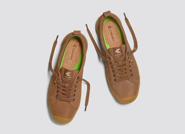 OCA Low Gum Sienna Brown Premium Leather Sneaker Men - Image 6