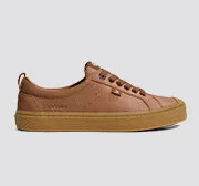 OCA Low Gum Sienna Brown Premium Leather Sneaker Men - Image 8