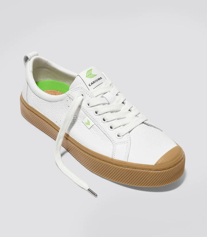 OCA Low Gum White Premium Leather Sneaker Men - Image 2