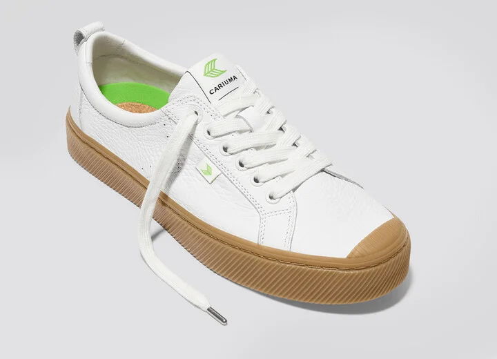 OCA Low Gum White Premium Leather Sneaker Men - Image 4
