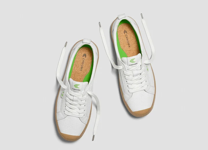 OCA Low Gum White Premium Leather Sneaker Men - Image 8