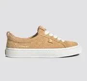 OCA Low Latte Hairy Suede Sneaker - Image 3