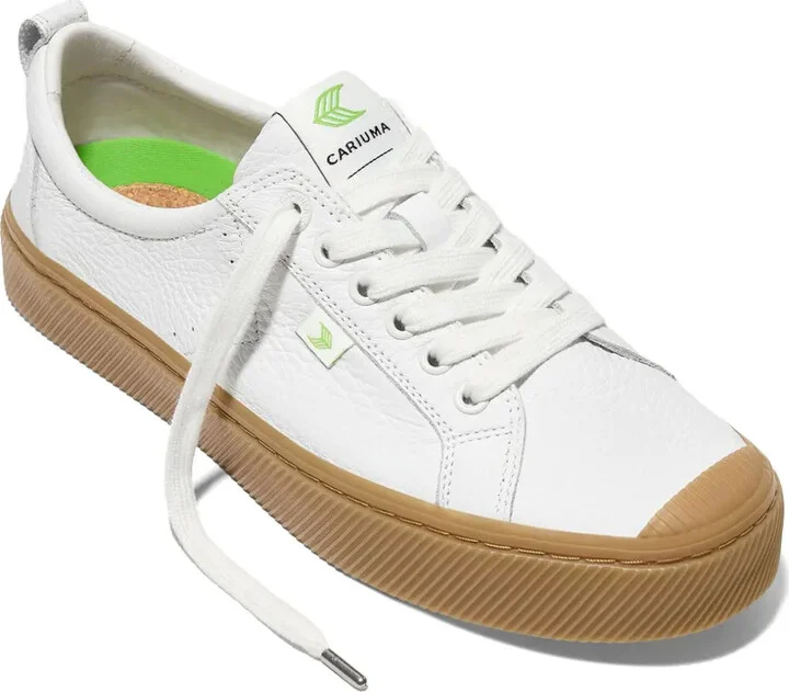 Oca Low leather lace-up sneakers - Image 2