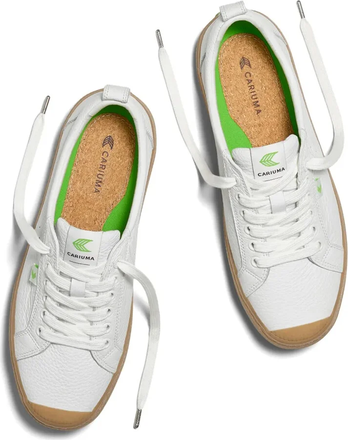 Oca Low leather lace-up sneakers - Image 5