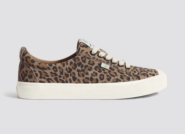 OCA Low Leopard Print Suede Sneaker Men - Image 3