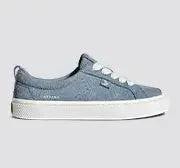 OCA Low Mirage Blue Hairy Suede Sneaker - Image 3