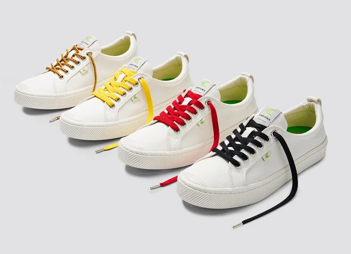 OCA Low Off-White Canvas Sneaker Women - Image 4