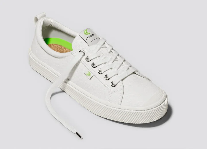 OCA Low Off-White Canvas Sneaker Women - Image 5