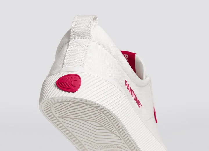 OCA Low Pantone Off-White Canvas Viva Magenta Sneaker Men - Image 6