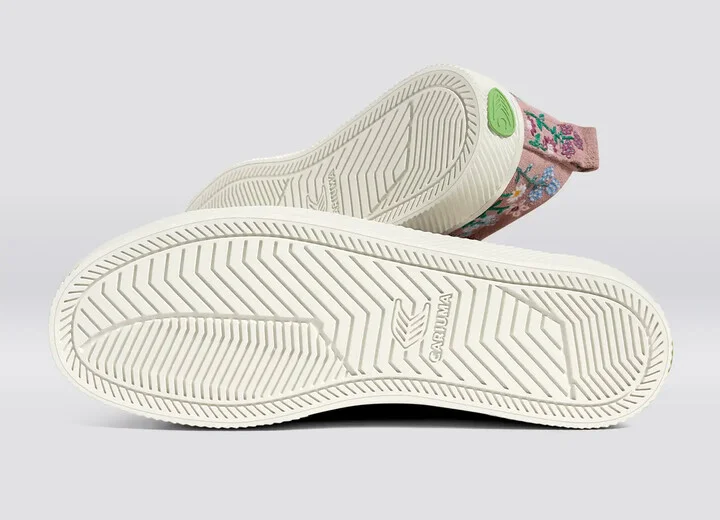 OCA Low Rose Suede Embroidered Flowers Sneaker Men - Image 5