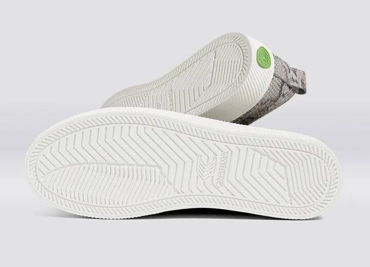 OCA Low Snake Skin Print Leather Sneaker Men - Image 5