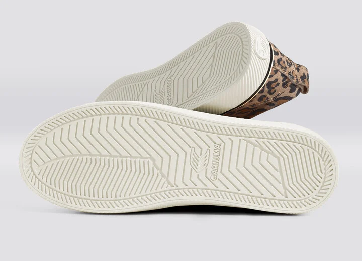 OCA Low Stripe Leopard Print Suede Sneaker Women - Image 6