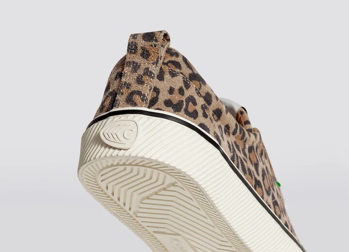 OCA Low Stripe Leopard Print Suede Sneaker Women - Image 7