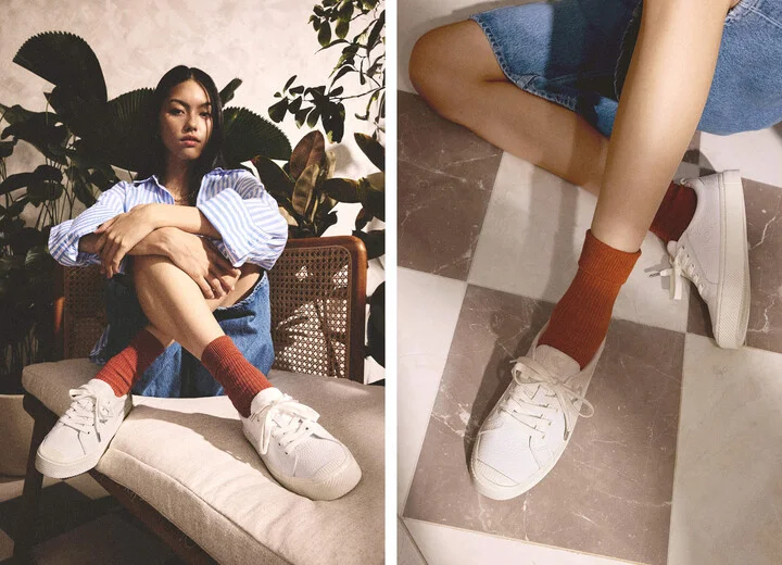 OCA Low White Premium Leather Sneaker Women - Image 5