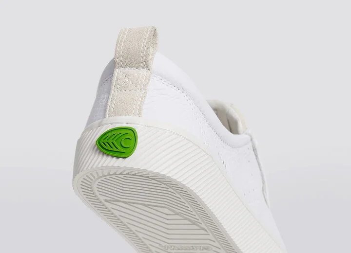OCA Low White Premium Leather Vintage White Suede Sneaker Men - Image 7