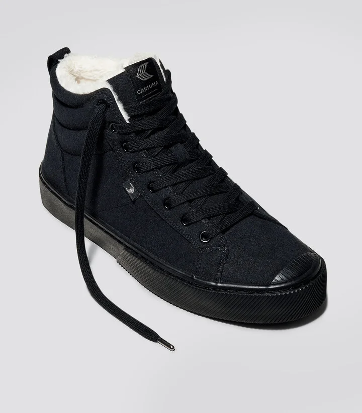 OCA THERMA High All Black Vegan Suede Boot Men - Image 2